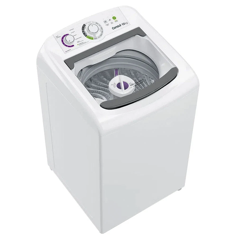 Máquina de Lavar Consul 12Kg Automática Ciclo Edredom Cesto Inox CWH12BB
