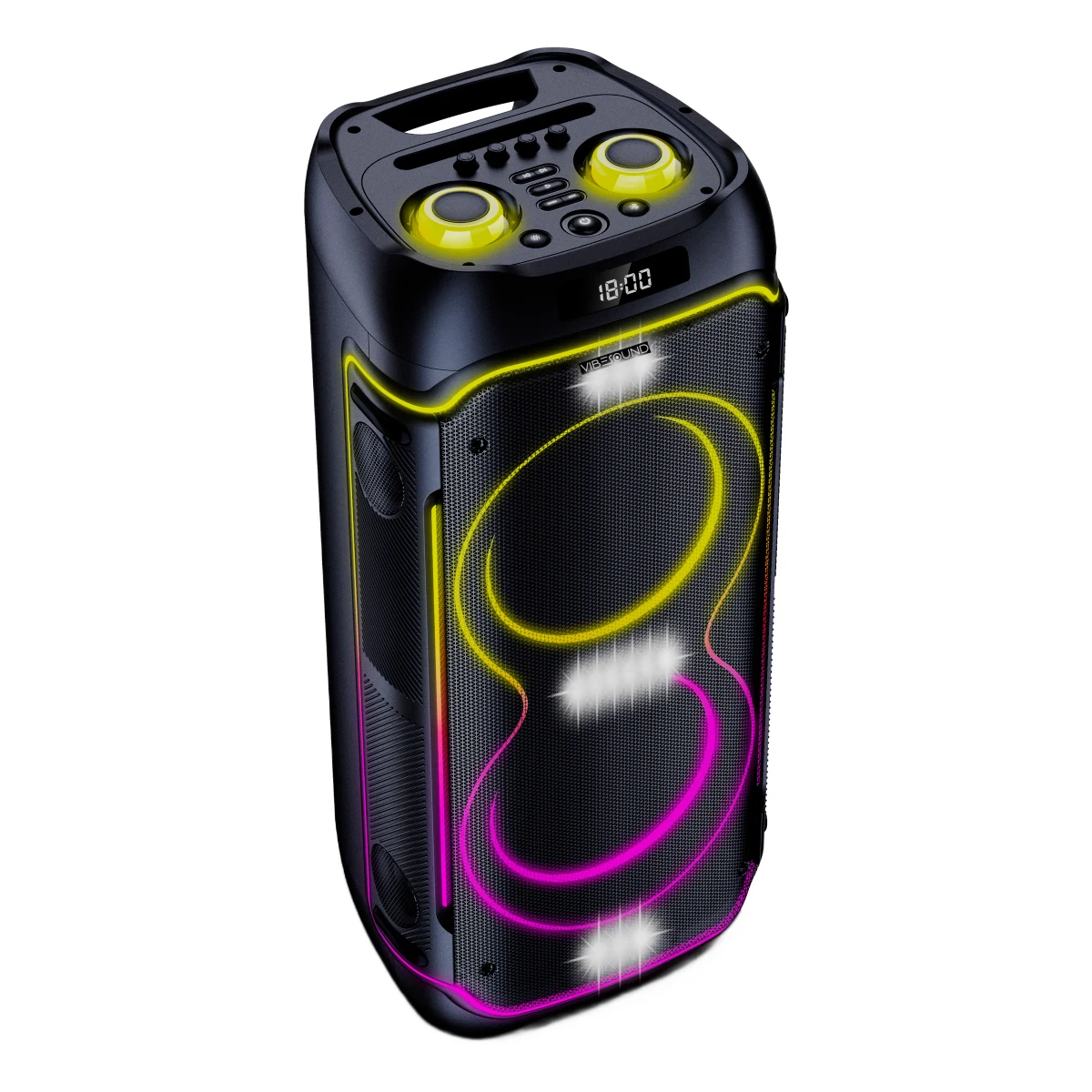 Caixa de Som VibeSound V8 Party 2000W RMS Bluetooth