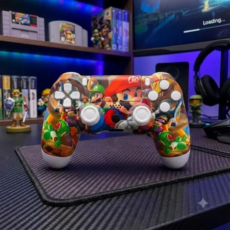 Controle Sem Fio Compatível Com Play4 Ps4 Playstation 4 / slim / pro / pc E Smart Tvs Samsung Personalizado