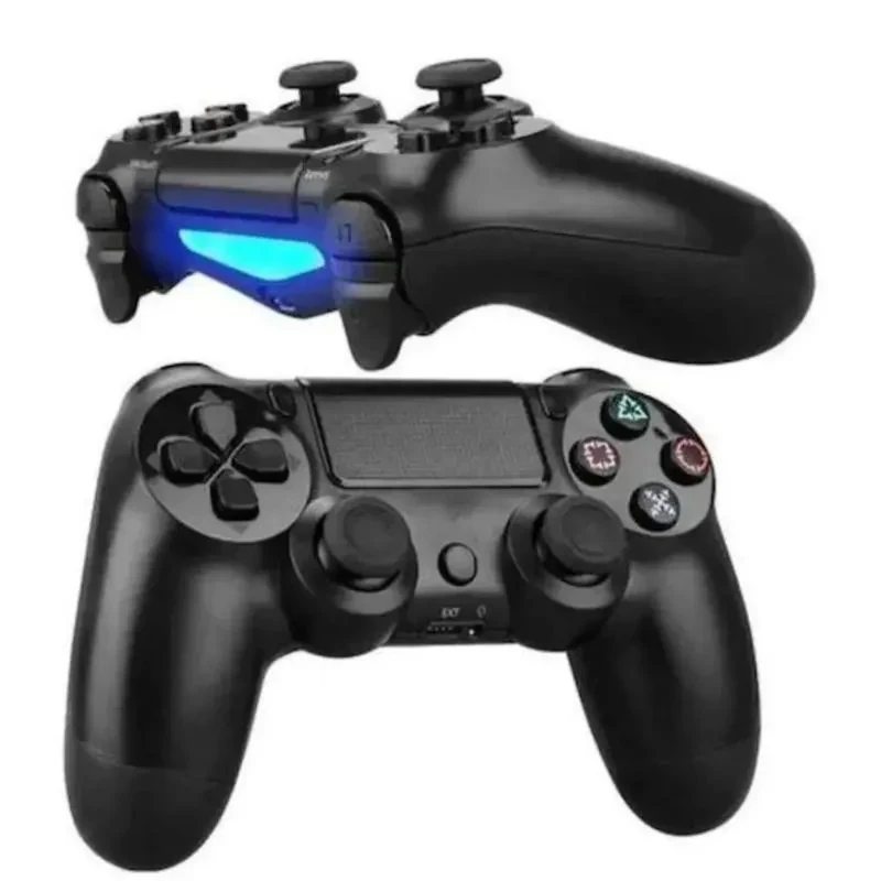 Controle FCA Compatível Com Ps4 Joystick Manete Ps4 Pc Cor Preto