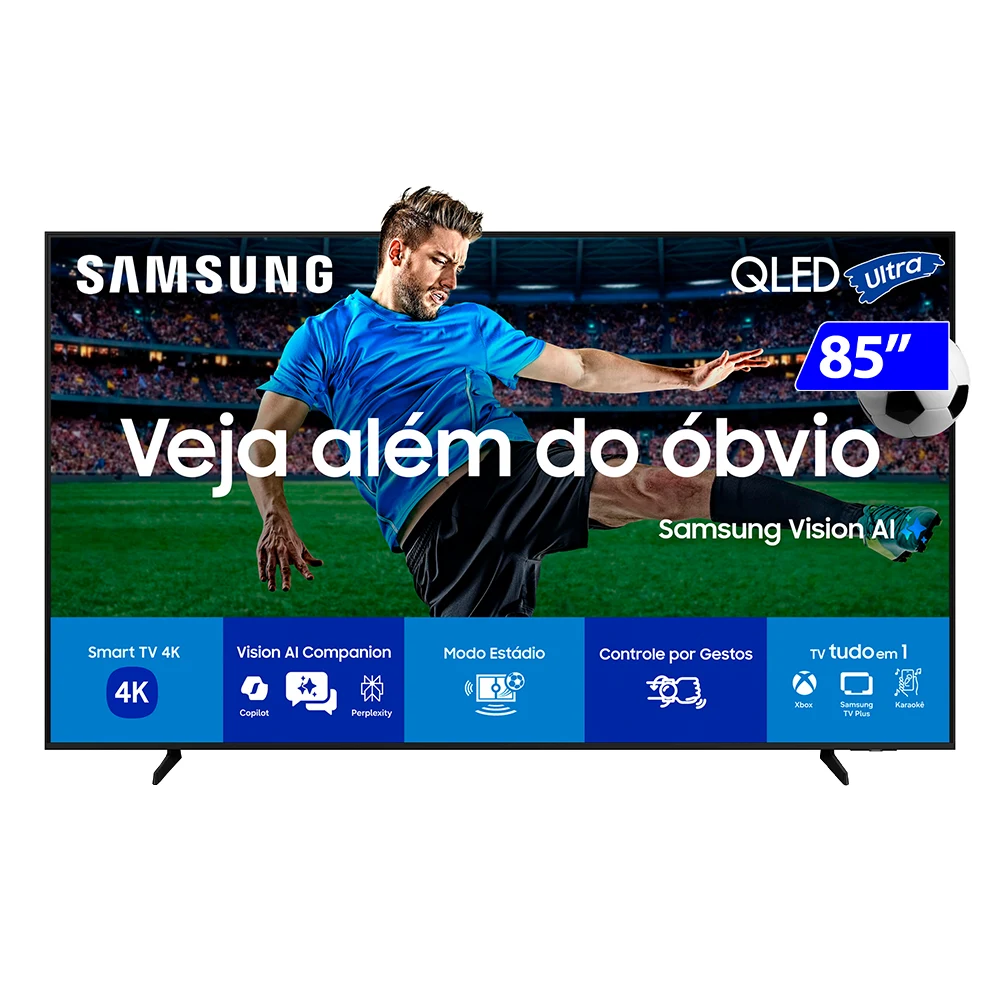 Smart TV TCL LED 85” 4K Wi-Fi Google TV Comando de Voz 85P7L