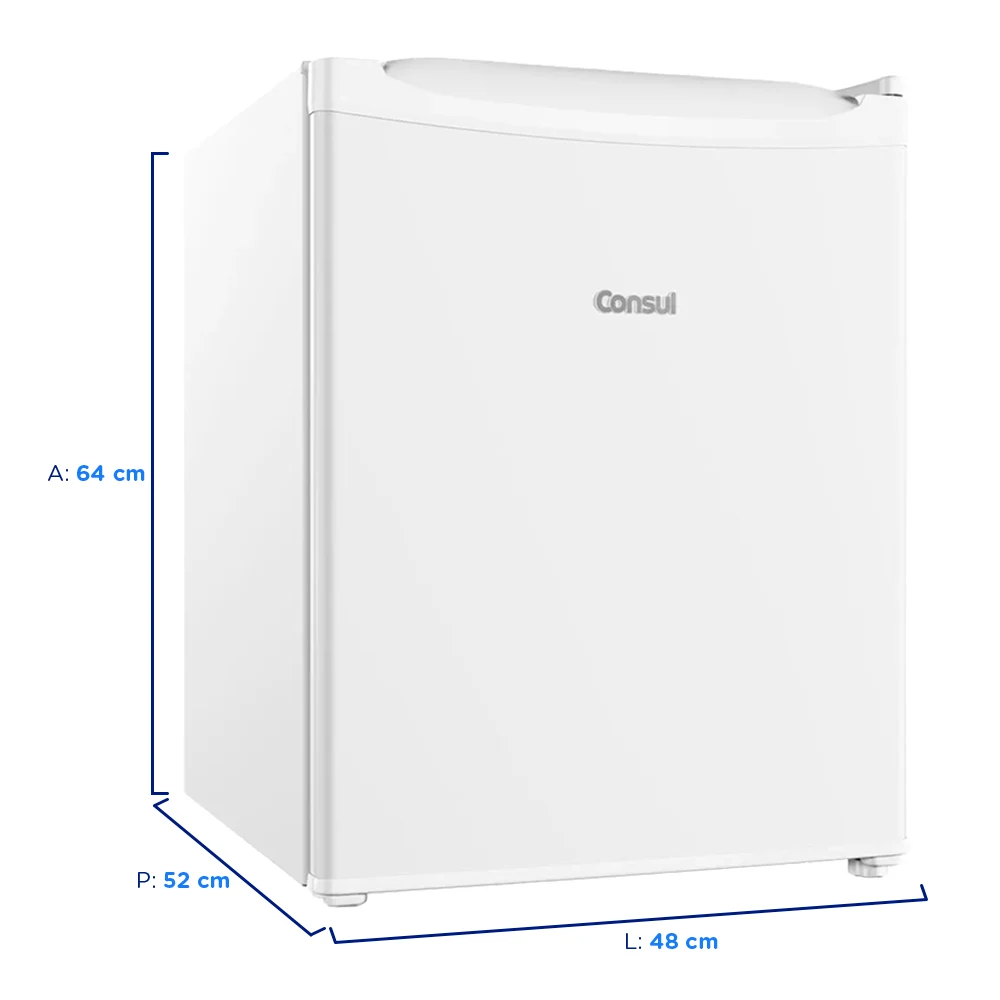 Frigobar Consul 76L 1 Porta Degelo Manual CRC08MB