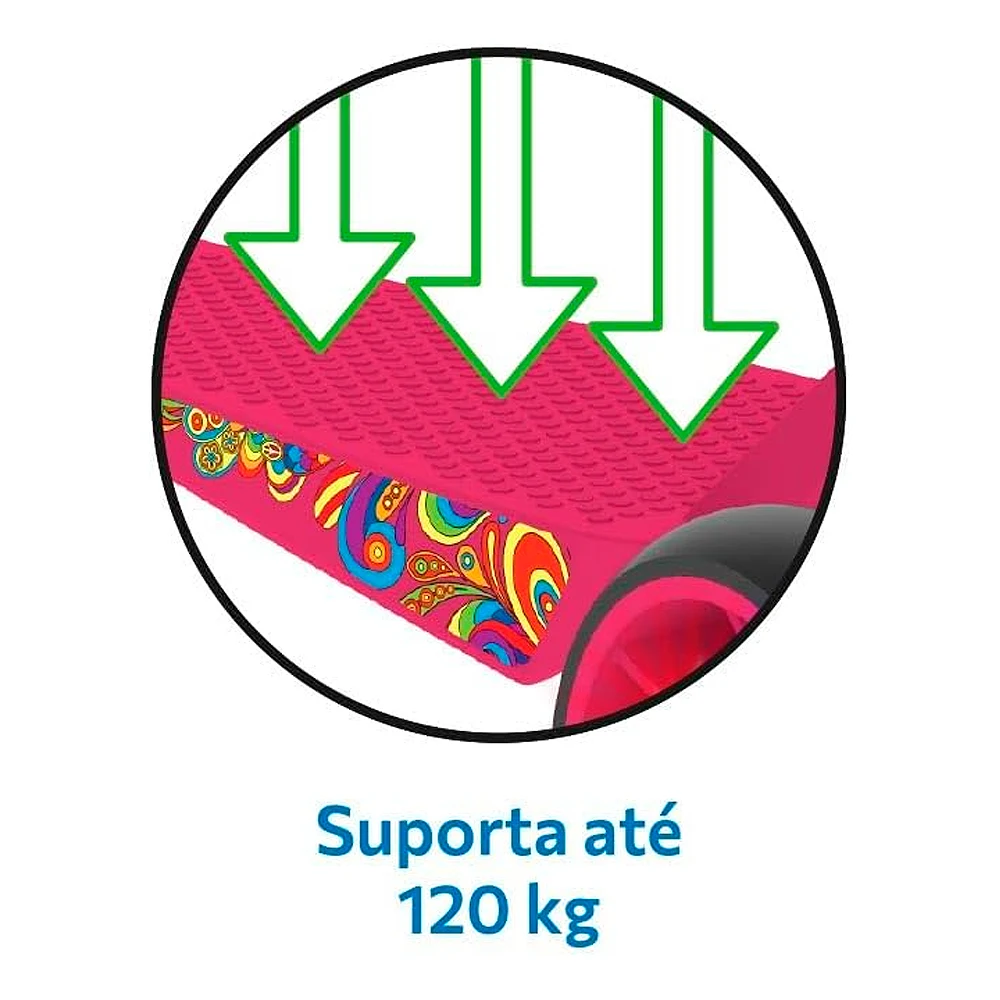 Patinete Skatenet 3 Rodas com LED Bandeirante Max