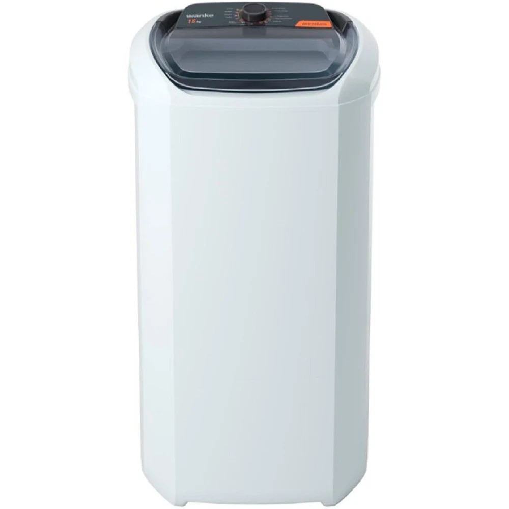 Tanquinho Wanke Premium 15kg Semiautomático 10 programas LWBE150T3