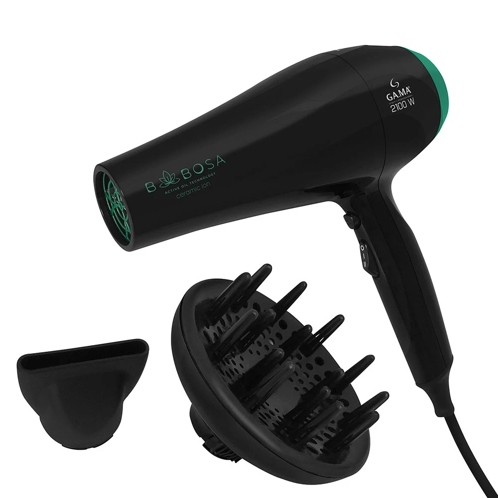 Secador de Cabelo Gama Babosa Ceramic Íon Antifrizz Motor AC Profissional