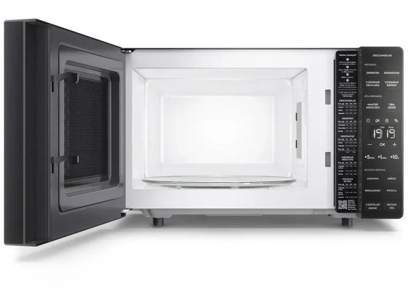 Micro-ondas Electrolux 23L Preto Efficient com Descongelamento Assistido (ME23P)