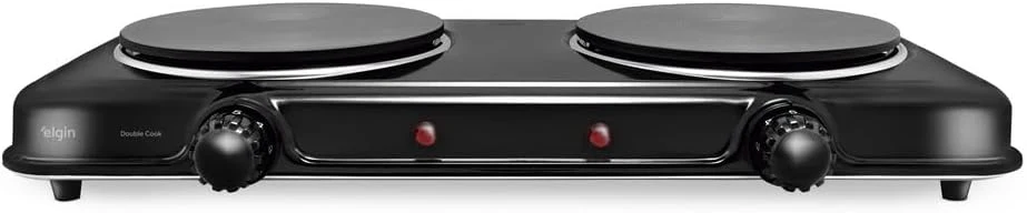 Cooktop Elétrico Portátil Elgin 220V com Duas Bocas