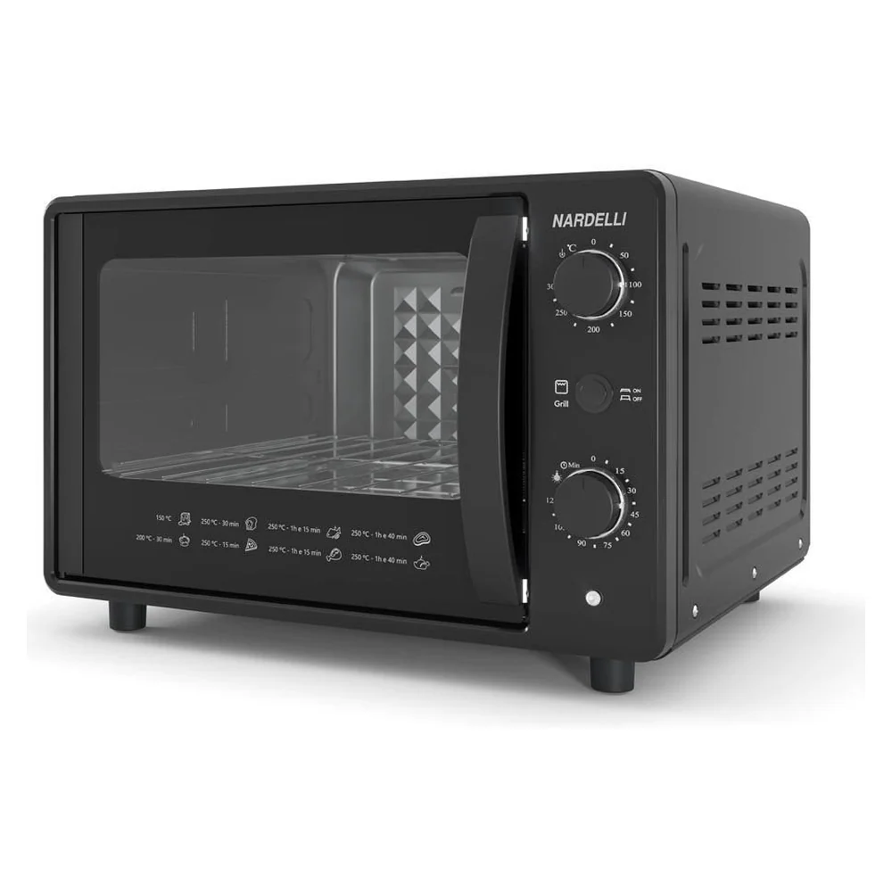 Forno El&eacute;trico Nardelli 45L Bancada S45 Black