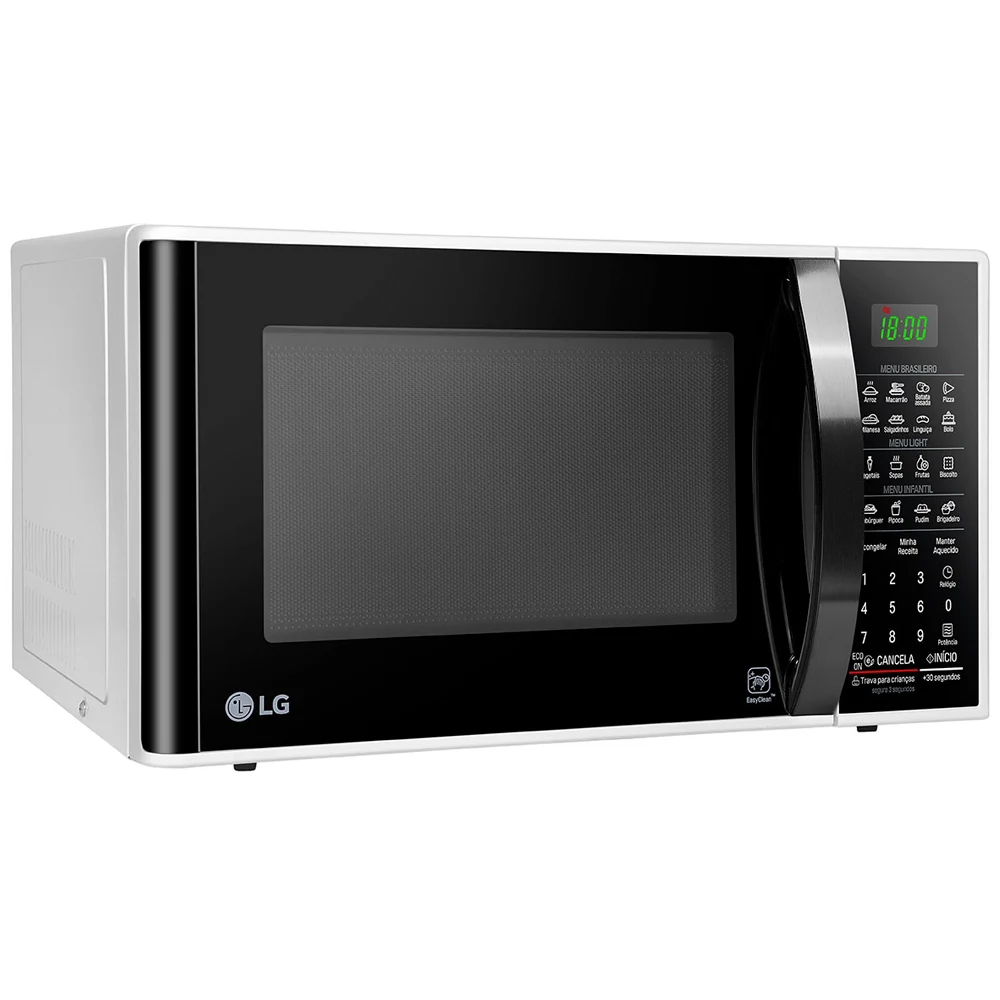 Micro-ondas LG 30L 800W com Easy Clean Função Descongelar MS3091BC