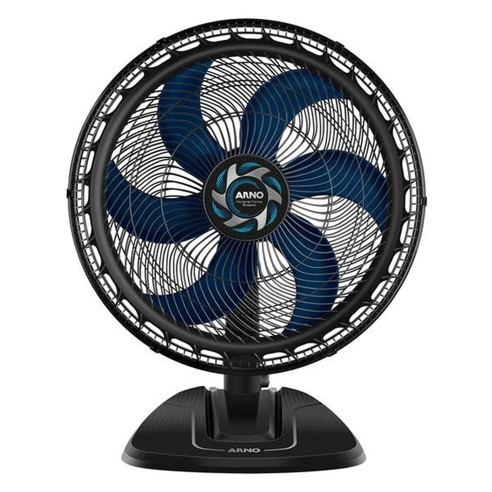 Ventilador de Mesa Arno 50cm 220V Preto e Azul VB50