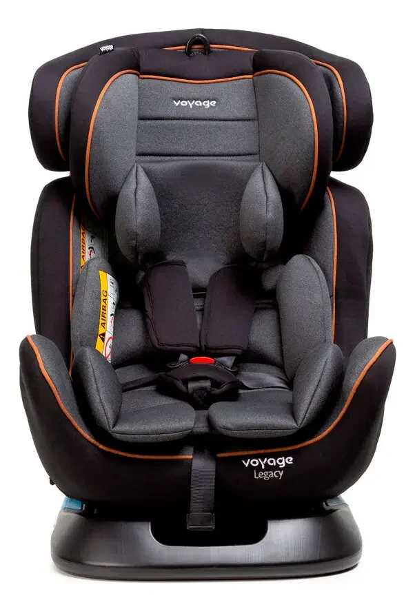 Cadeirinha Infantil Reclinável Voyage Legacy Cinza e Preto Mescla